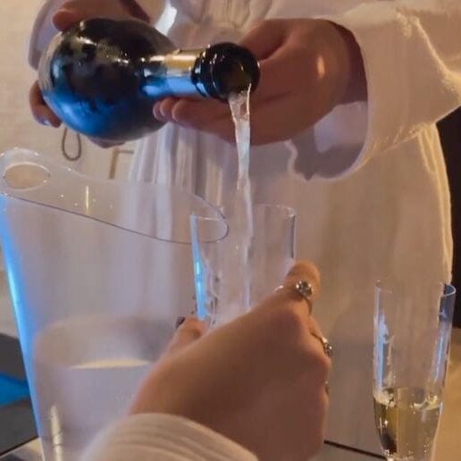 champagne offert